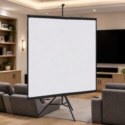 67 Inch Tripod Projection Screen, Compact and Effective