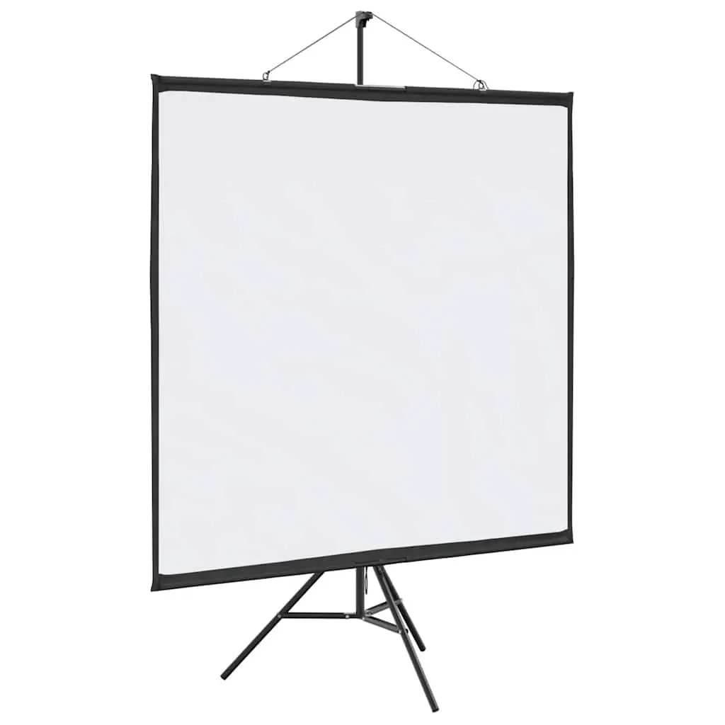 Projection Screen with Tripod Stand 67 Inch 1:1 Aspect Ratio Portable Home