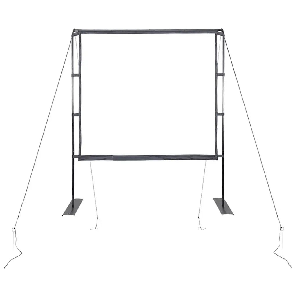 Projection Screen White 89 Inch Matte Portable Stand Home Theater