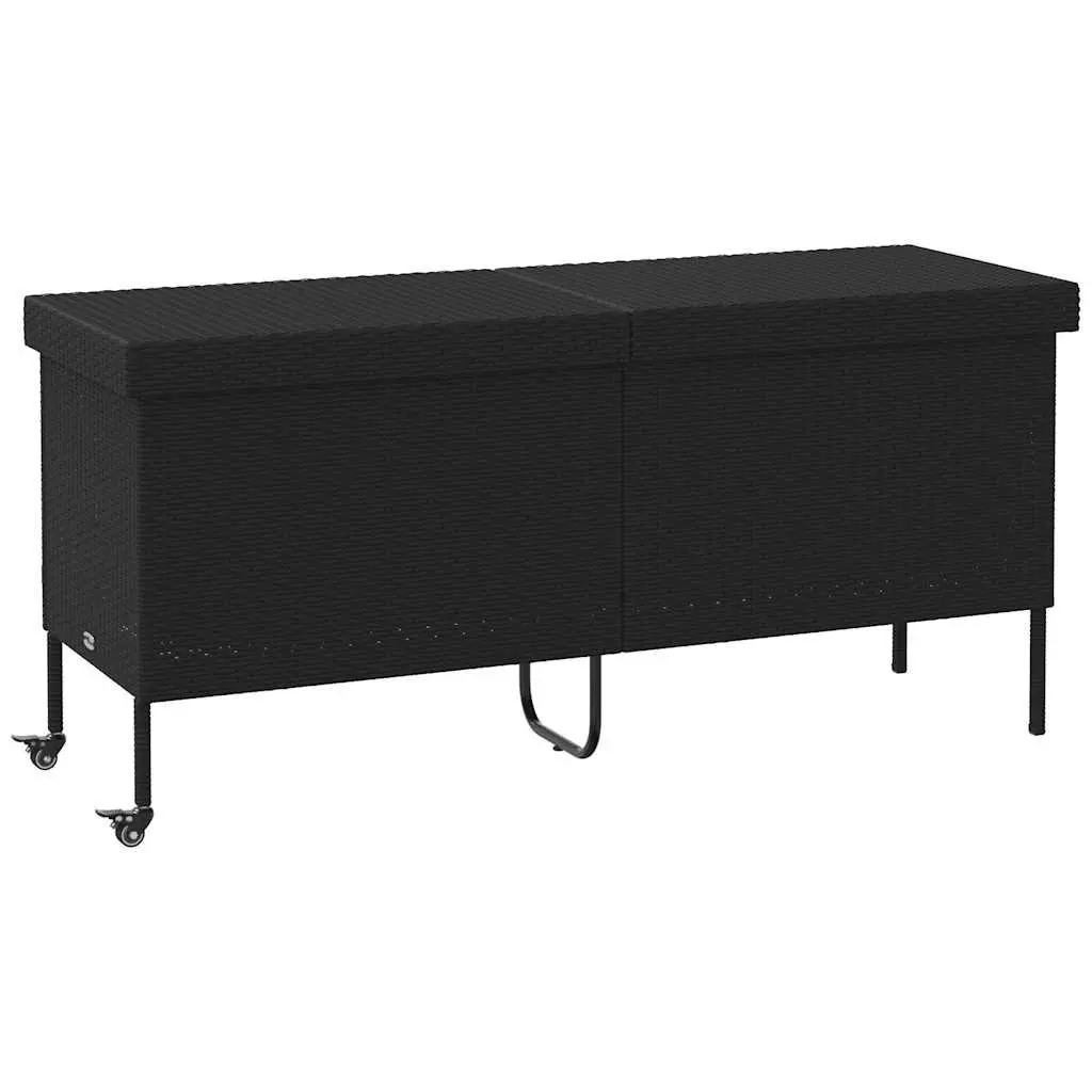 Garden Storage Box with Safe Opening Mechanism