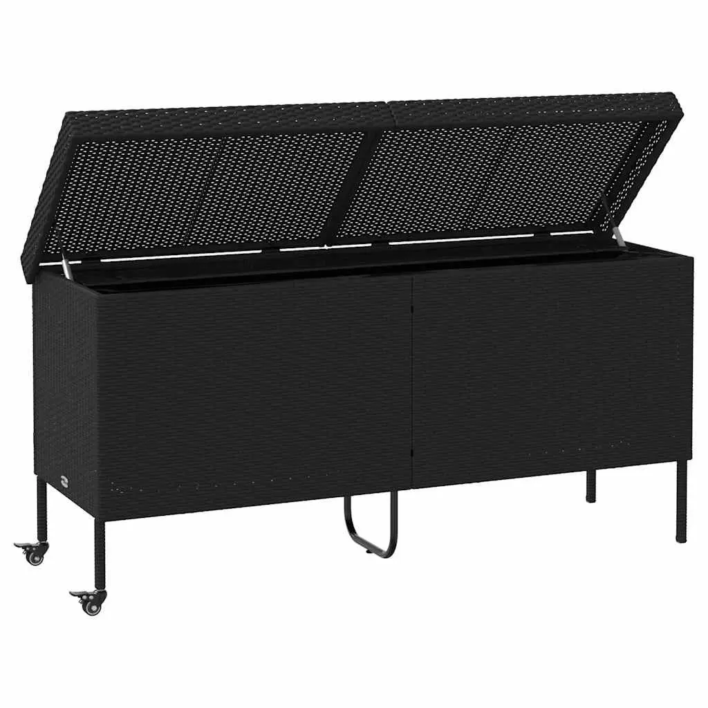 Garden Storage Box with Safe Opening Mechanism