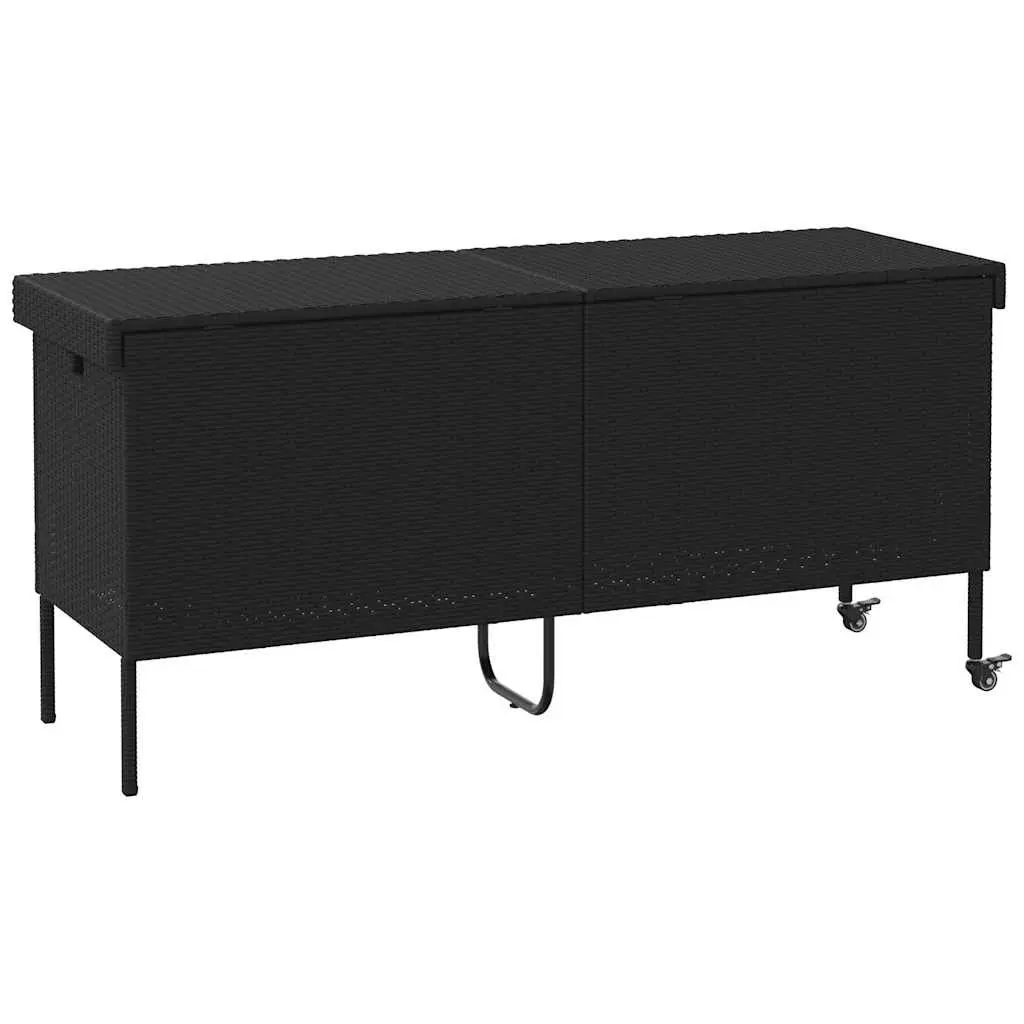 Garden Storage Box with Safe Opening Mechanism