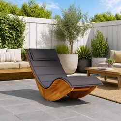 Rocking Lounger for Outdoor Relaxation