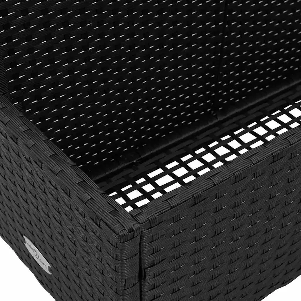Poolside Float Storage Basket Black 110x100x57cm Outdoor Garden Organiser