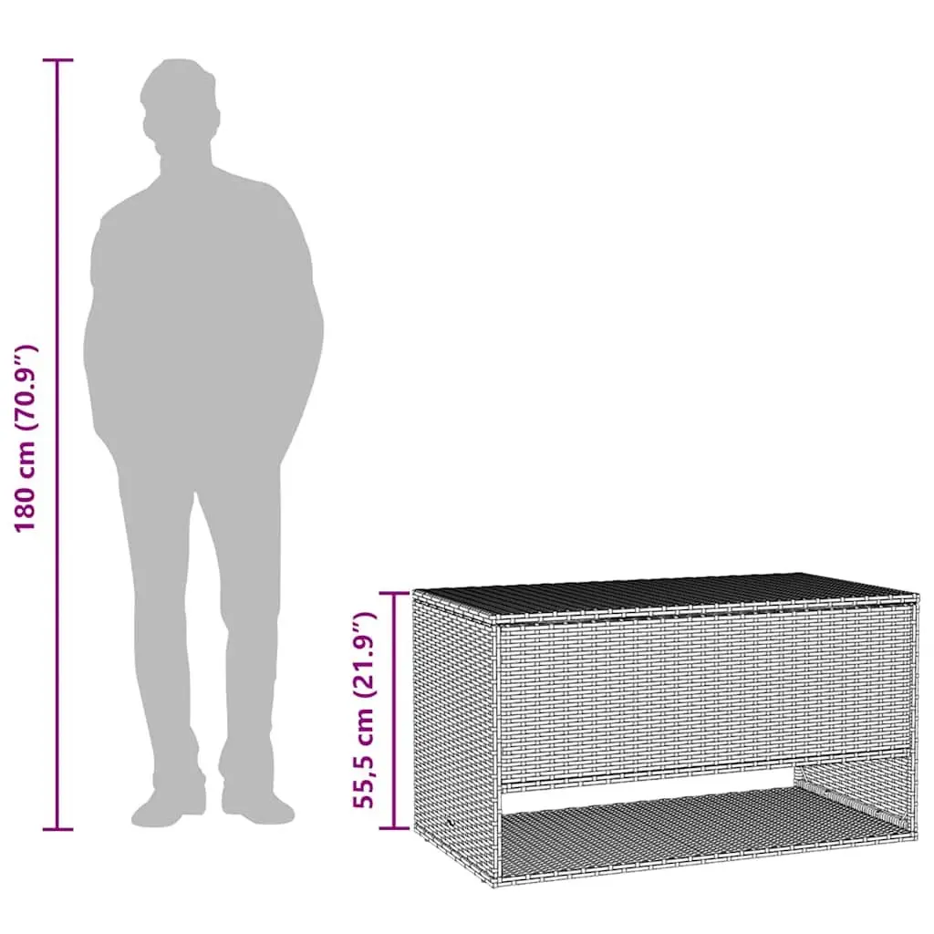 Grey Storage Box for Outdoor Needs