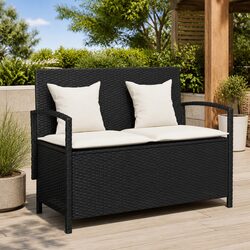 Compact and Efficient Outdoor Storage Bench