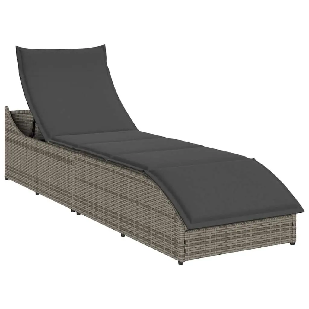 Grey Sun Lounger with Adjustable Options