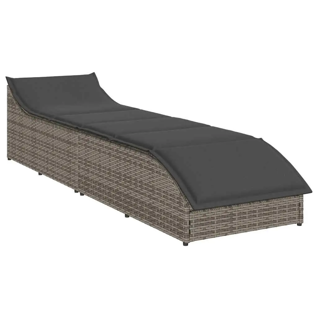 Grey Sun Lounger with Adjustable Options