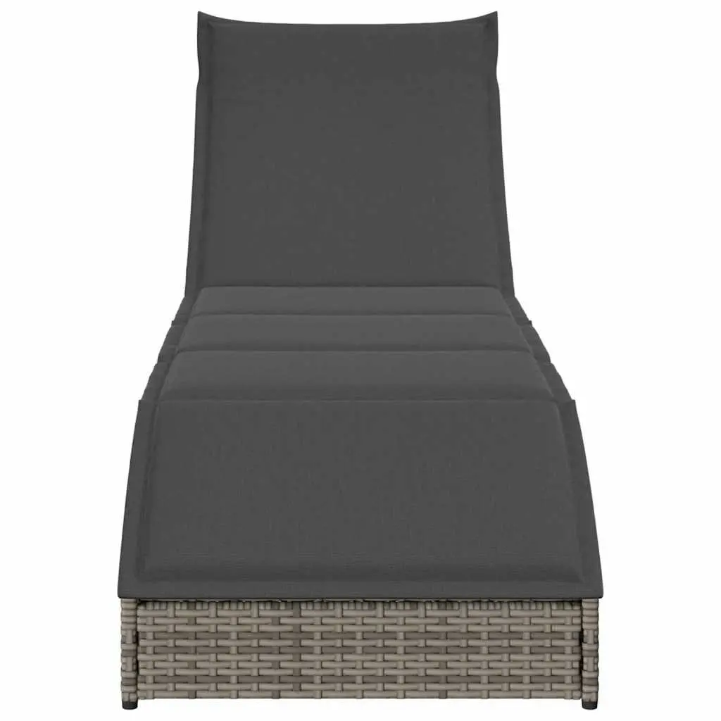 Grey Sun Lounger with Adjustable Options