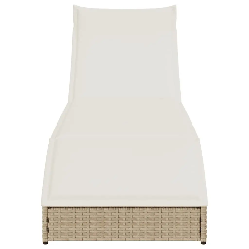 Sun Lounger Outdoor Folding Chair with Cushion