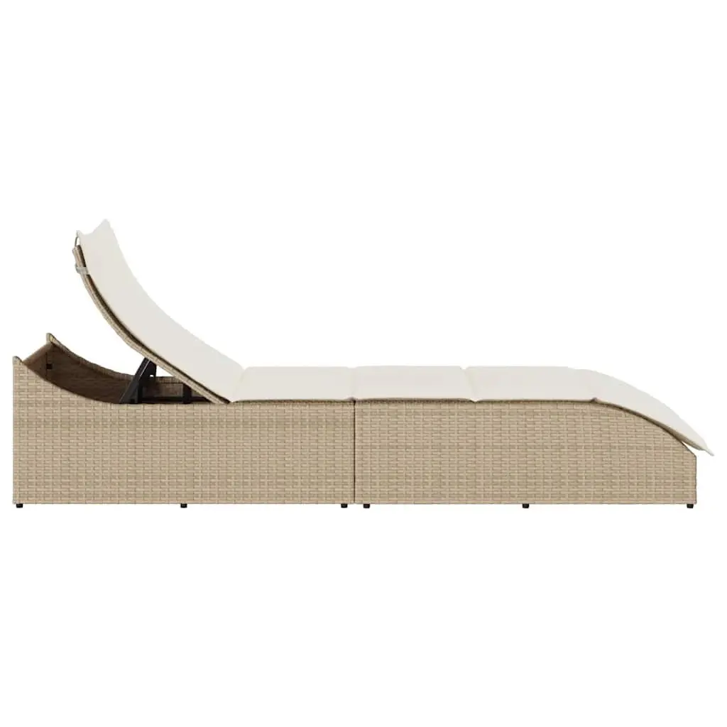 Sun Lounger Outdoor Folding Chair with Cushion
