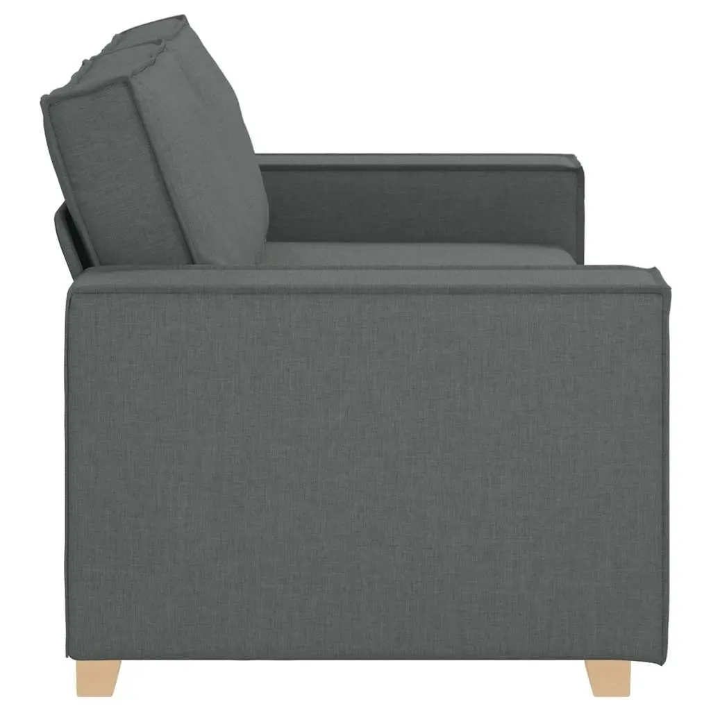 2-Seater Sofa Grey Fabric Lounge Couch Living Room Furniture 180x78x84 cm