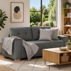 Quality Grey Loveseat Sofa, Built for Comfort