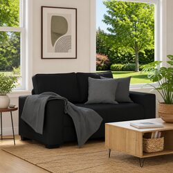 2-Seater Sofa in Black