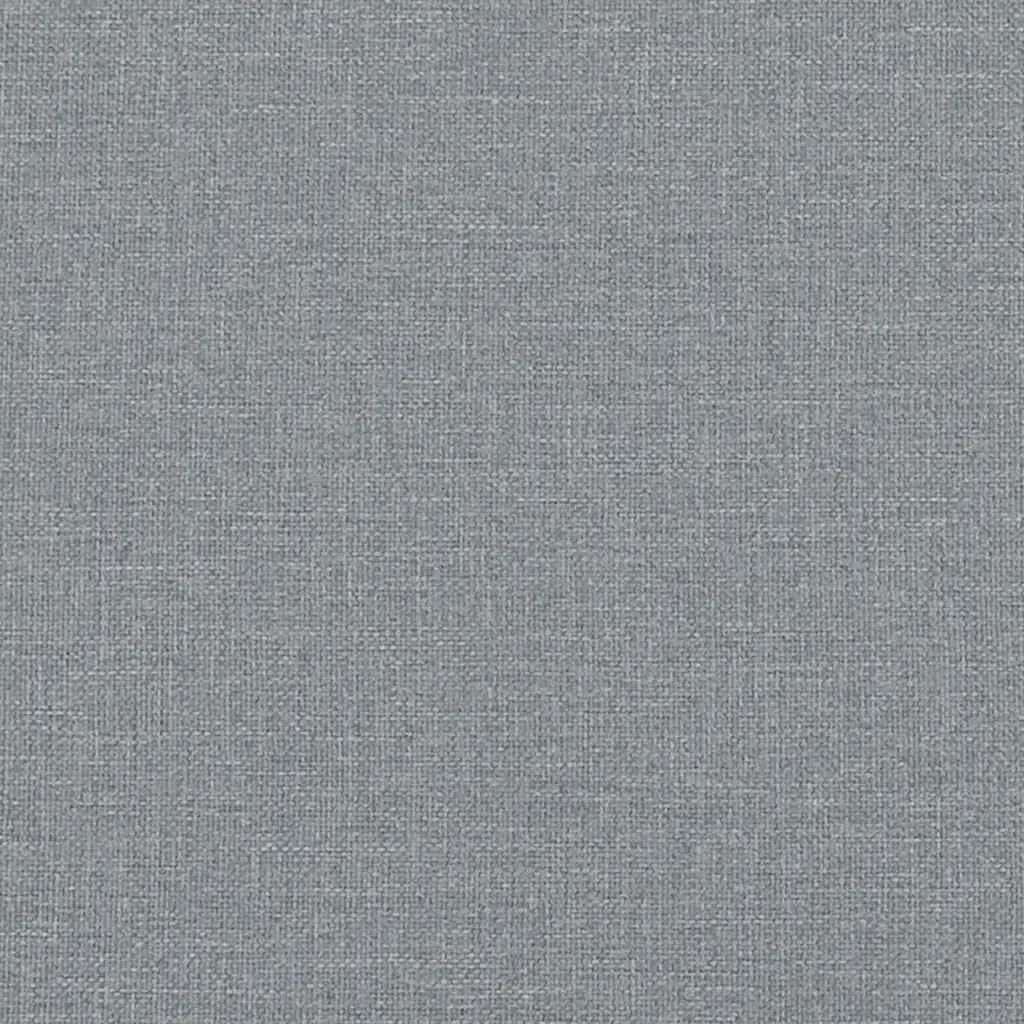 3-Seater Sofa Grey Polyester Fabric Upholstered Wooden and Metal Frame 220x77x82cm