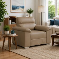 Brown Faux Leather Sofa Chair – A Must-Have