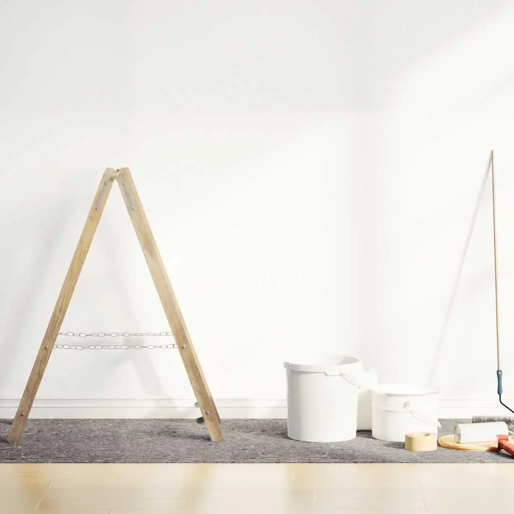Painter Fleece Grey 1m x 10m Non-slip Floor Protection Roll for Dust Cover Renovation