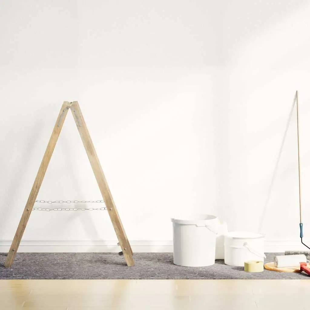 Painter Fleece Floor Protection Roll Grey 50m x 1m Non-slip Water-resistant