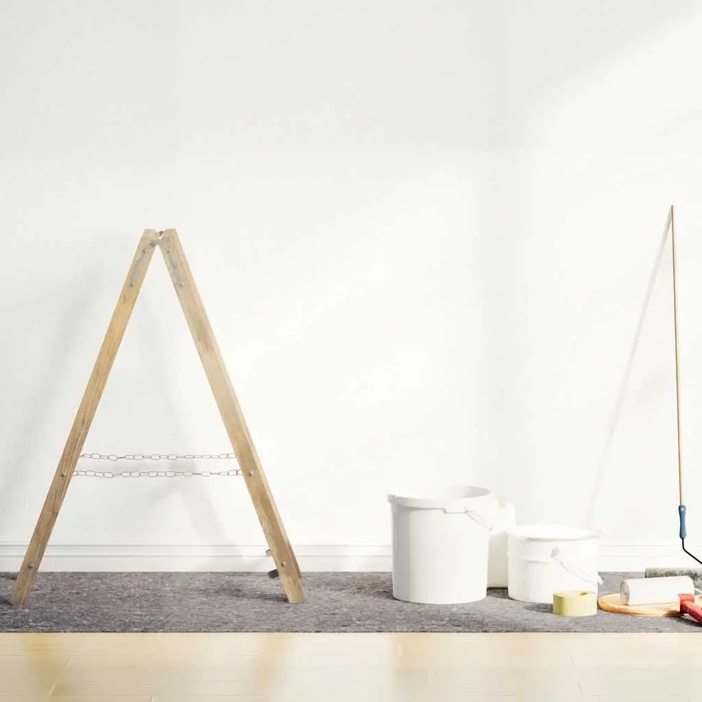Painter Fleece Grey 10m x 1m Non-slip Water-resistant Floor Protection Cover