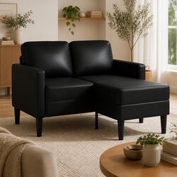 L-Shaped 2-Seater Sofa with Chaise