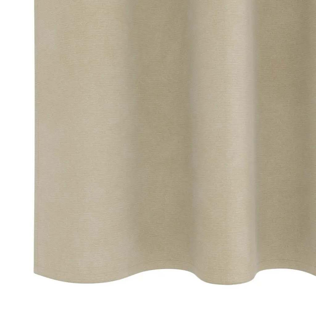 Blackout Curtains Cream 140 x 245 cm Velvet Light Blocking 2 pcs