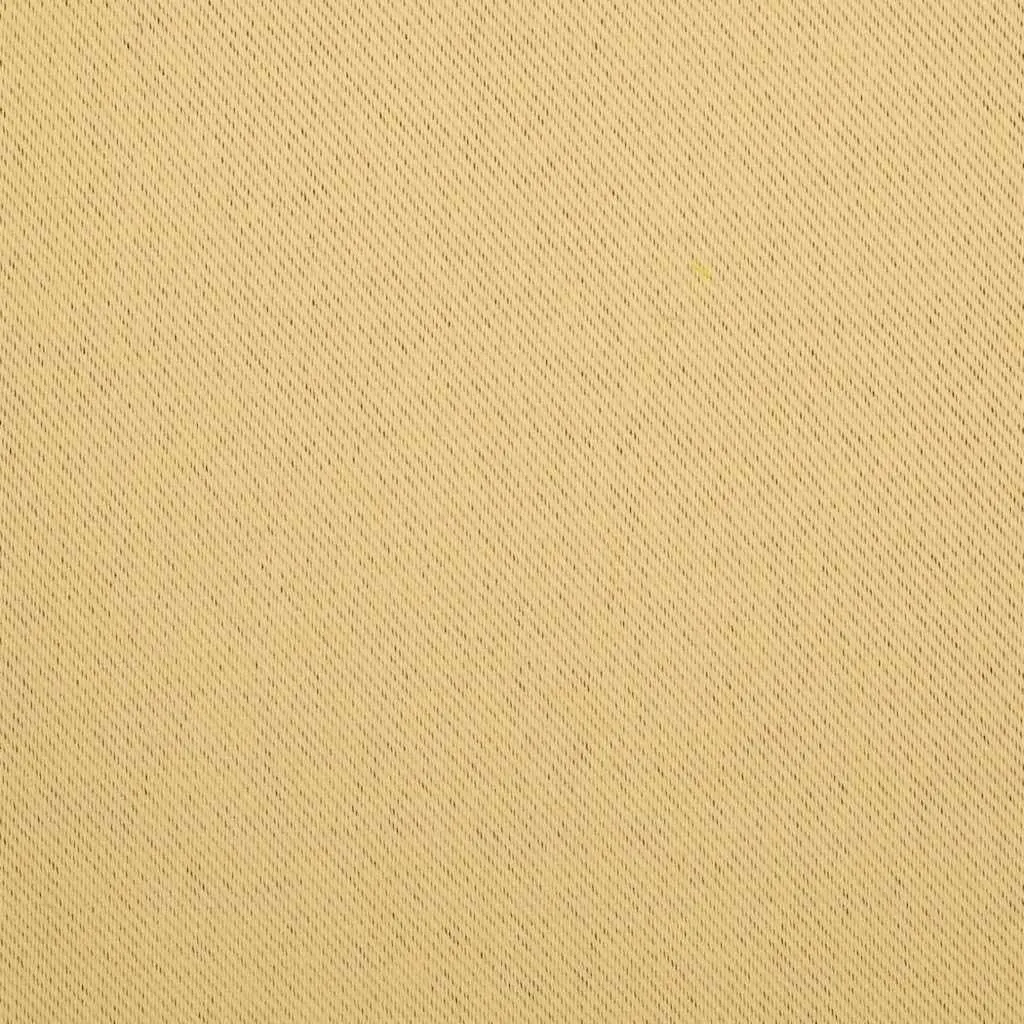 Blackout Curtains Beige 245 x 140 cm 2 pcs Hook and Ring System Modern Window Drapes