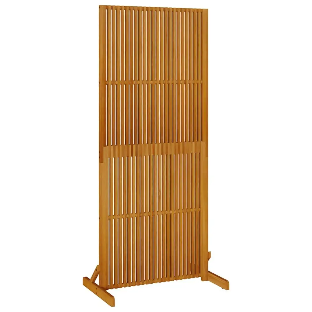 Room Divider Privacy Screen Indoor Outdoor 180.5cm Wooden Slatted Freestanding