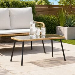 Brown Coffee Table: Modern Design for Outdoor Relaxation