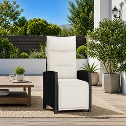 Compact and Stylish Reclining Outdoor Chair