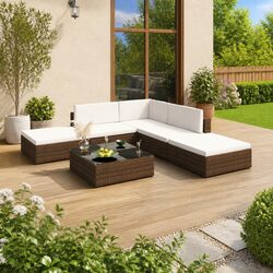 6 Piece Garden Lounge Set: Perfect for Relaxation
