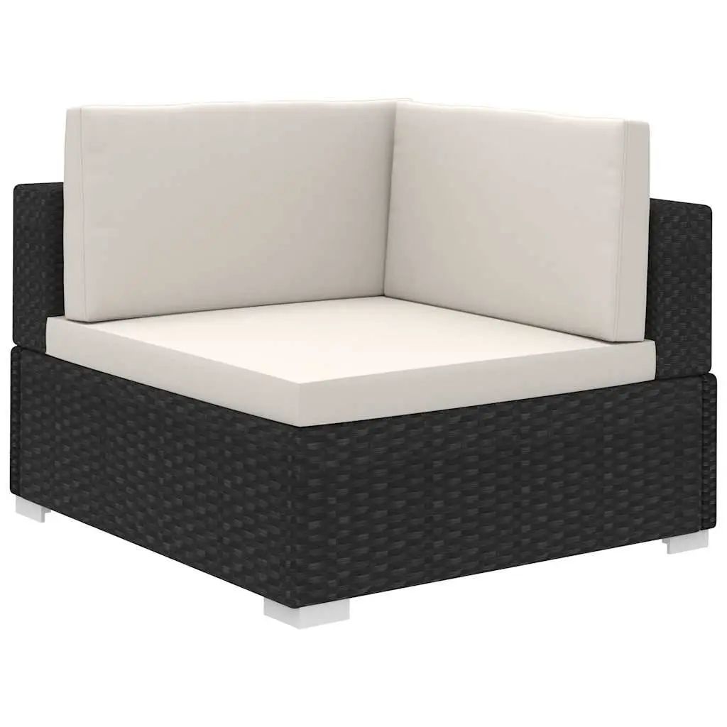 Garden Lounge Set 8 Piece Outdoor Furniture Poly Rattan Patio Seating with