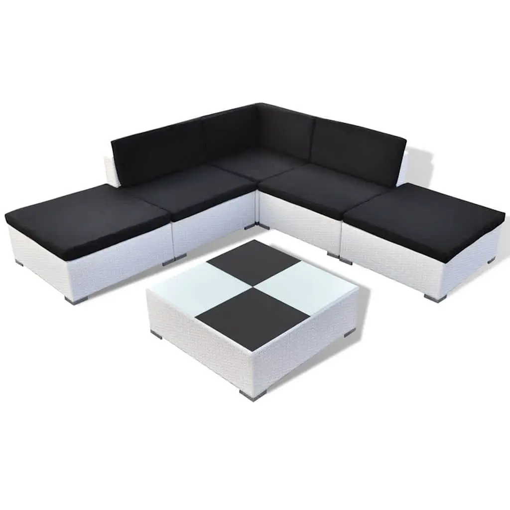 Garden Lounge Set, 6 Pieces