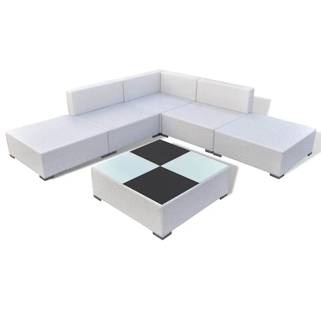 Garden Lounge Set, 6 Pieces
