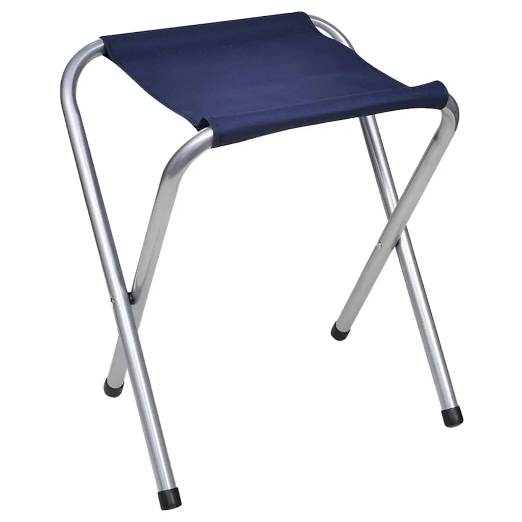 Foldable Camping Table Set White Height Adjustable Portable Outdoor 5 Piece