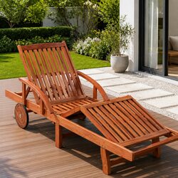 Stylish Sun Lounger with Adjustable Features