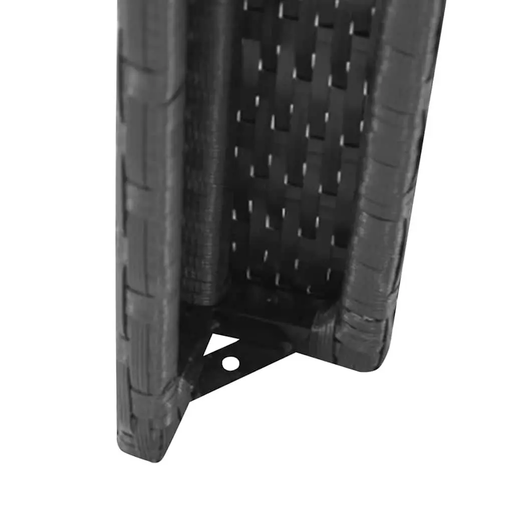 Outdoor Gazebo Grey 3x3m Poly Rattan Canopy Sunshade Shelter