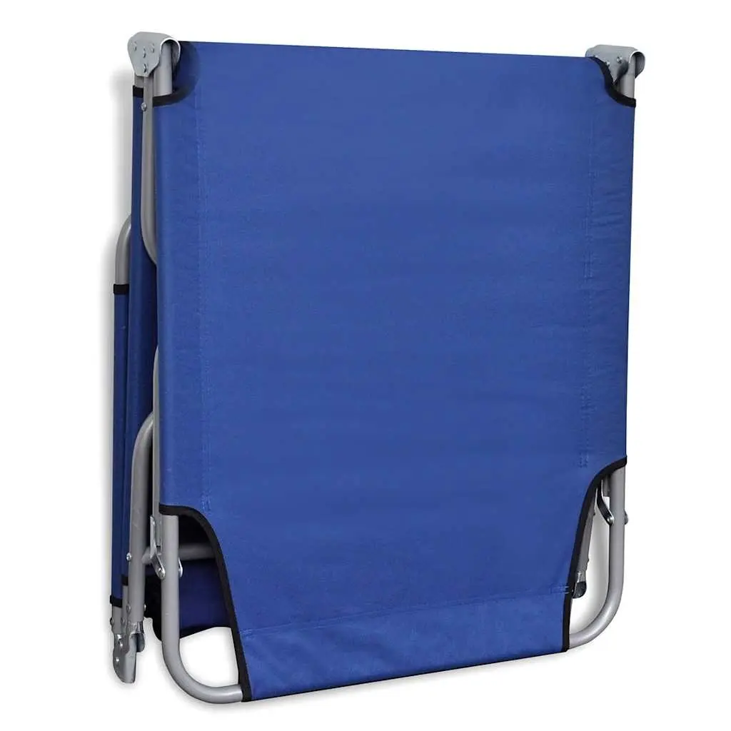 Folding Lounger with Adjustable Backrest