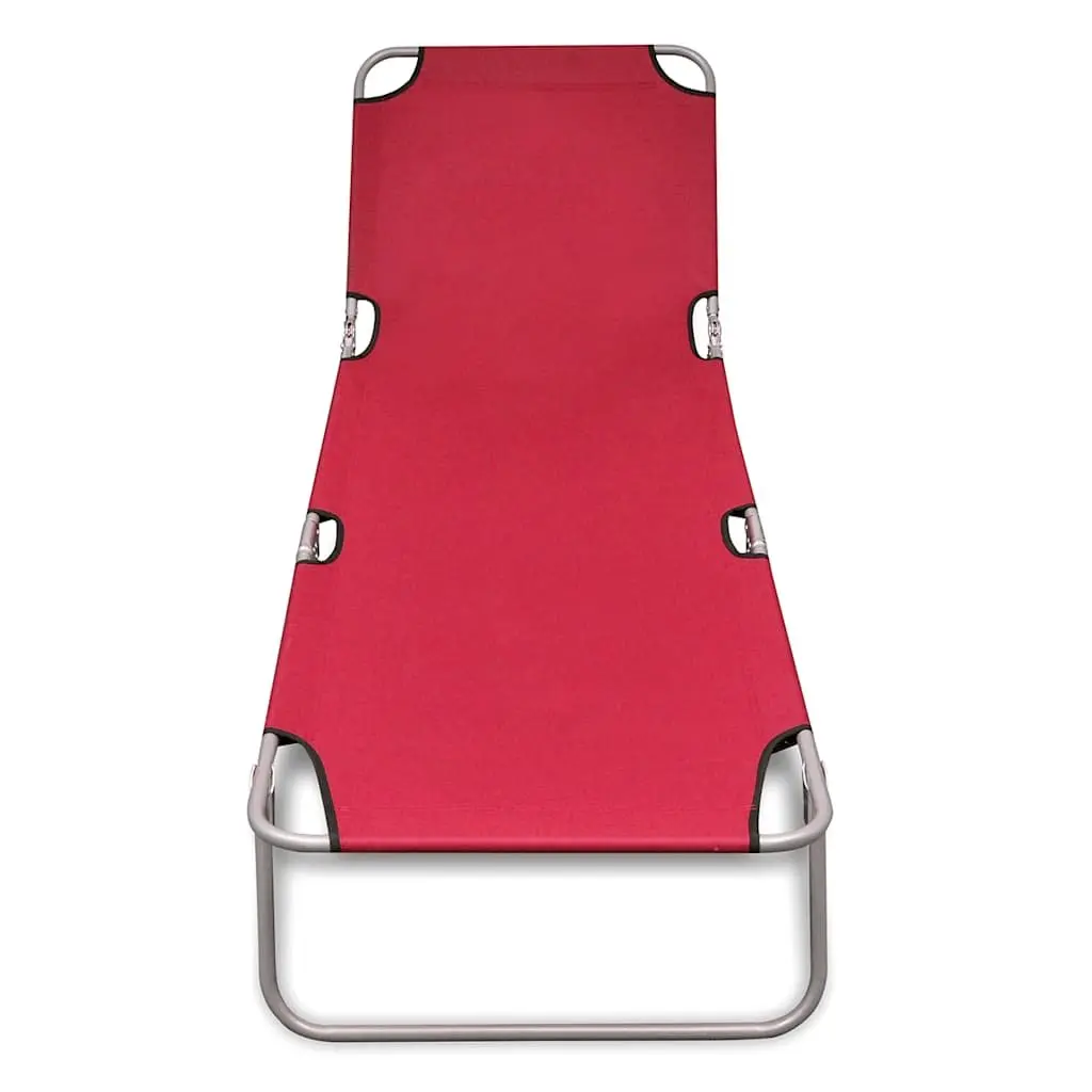 Red Folding Beach Chair