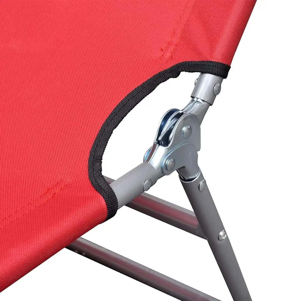 Red Folding Beach Chair