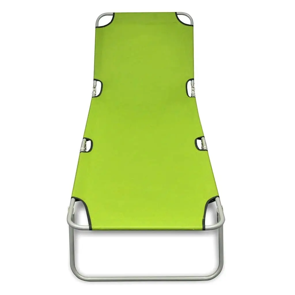 Sun Lounger Folding Outdoor Lounge Chair Garden Relaxation Seat Adjustable