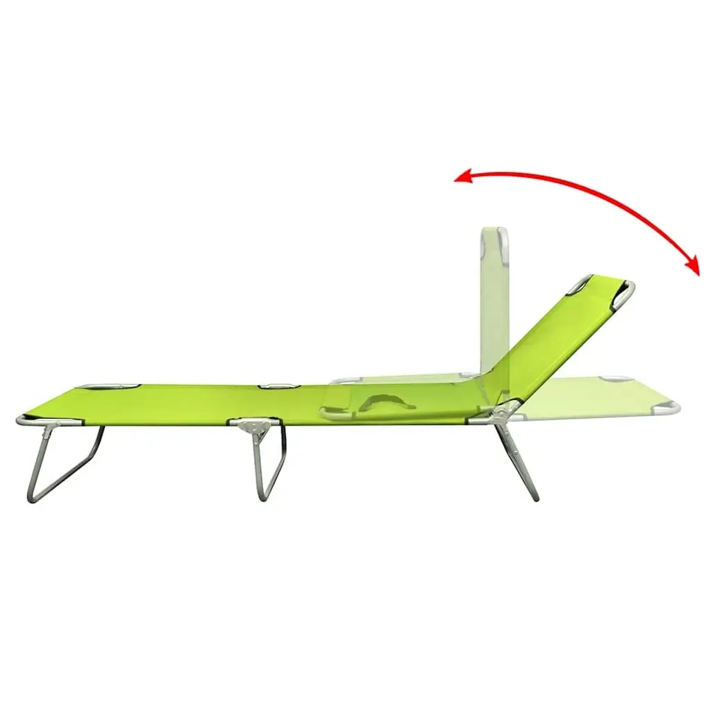 Sun Lounger Folding Outdoor Lounge Chair Garden Relaxation Seat Adjustable