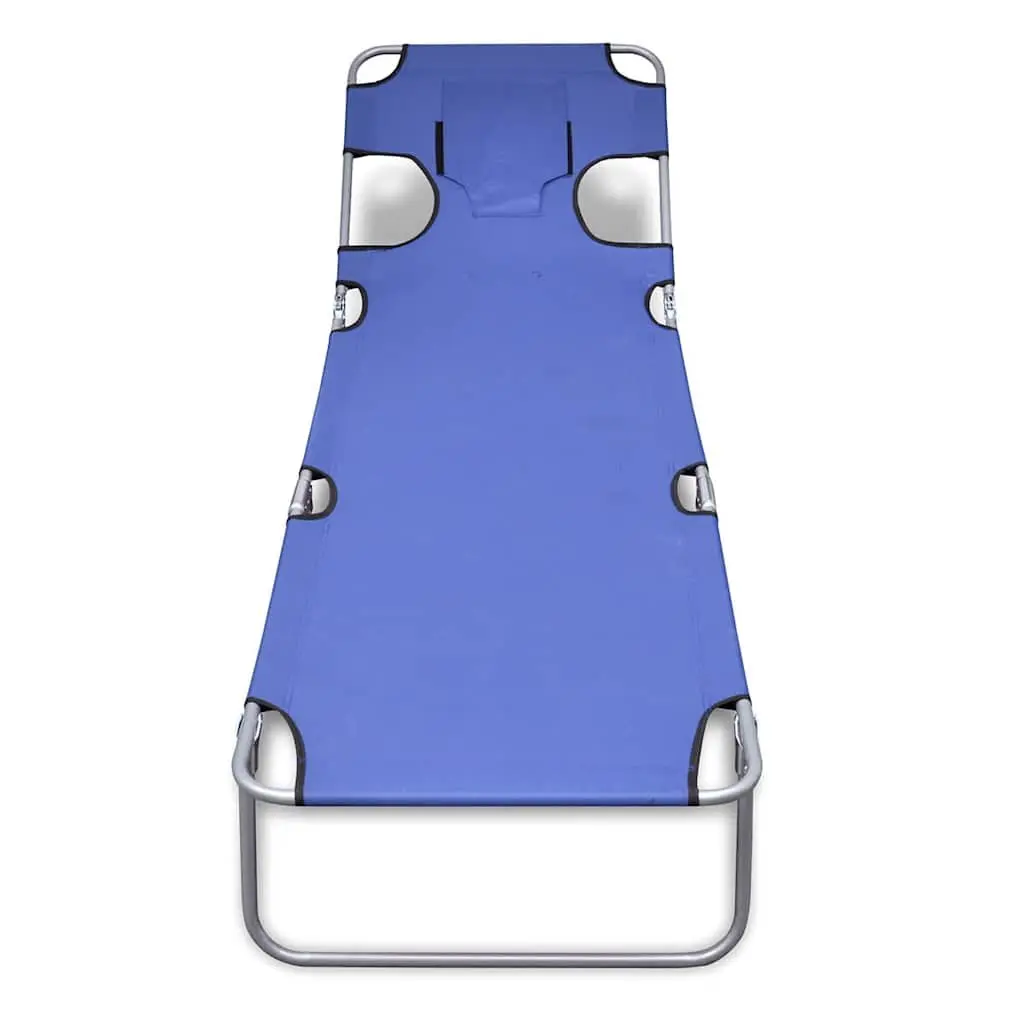 Folding Sun Lounger for Outdoors