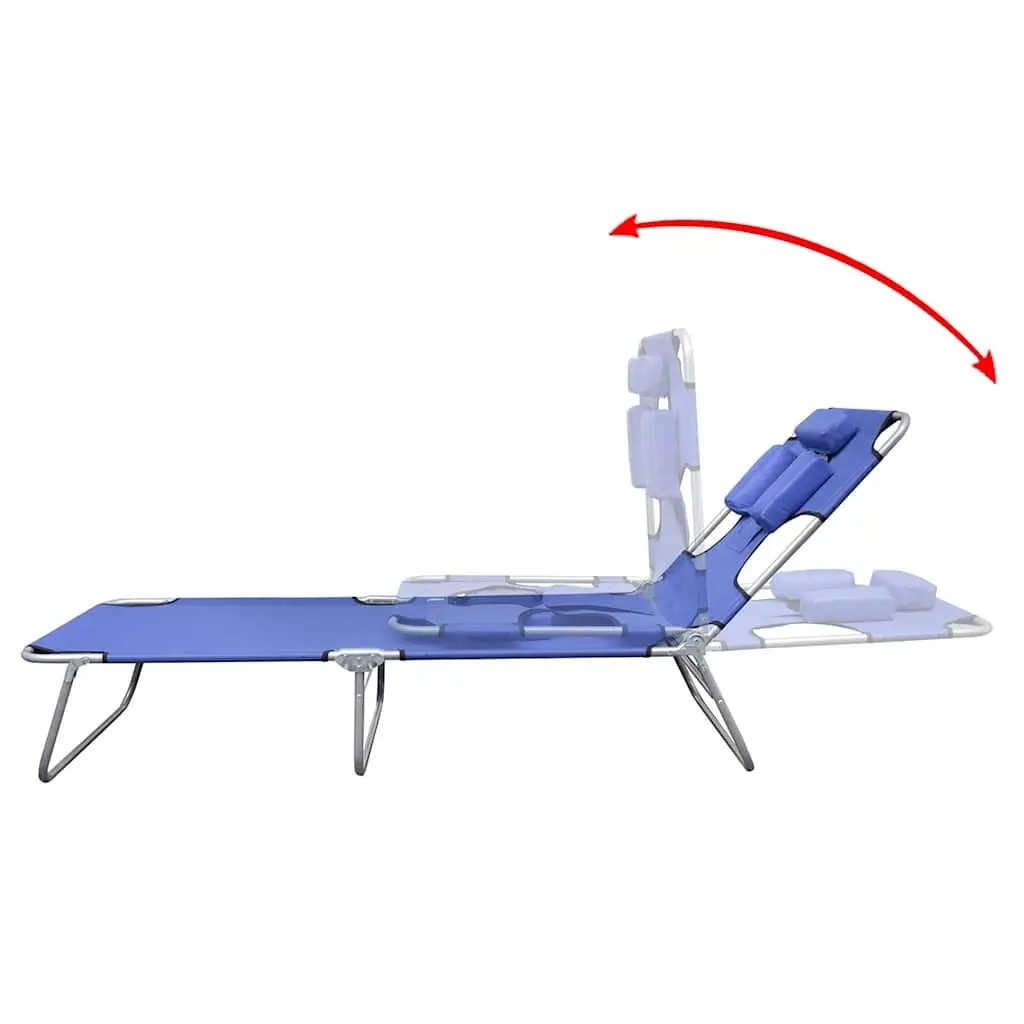 Folding Sun Lounger for Outdoors