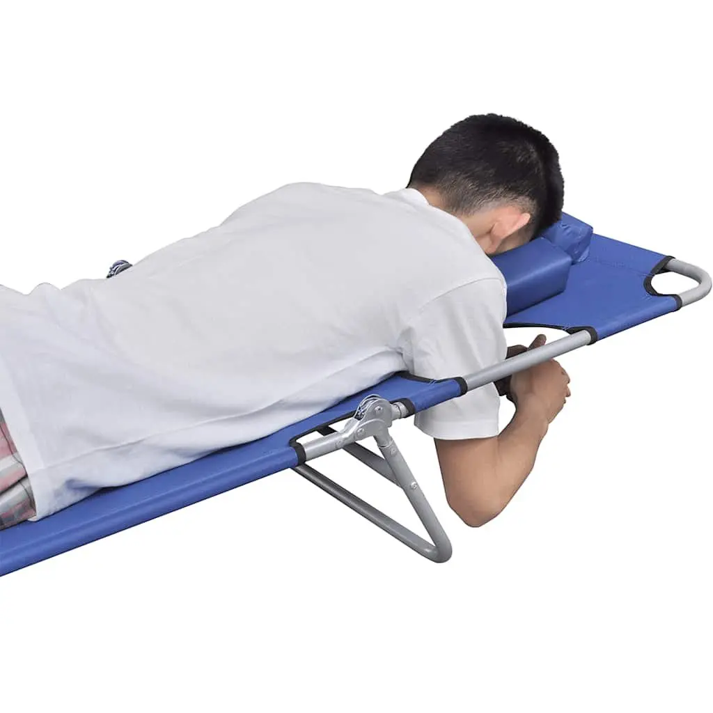 Folding Sun Lounger for Outdoors