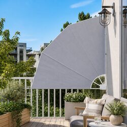 Grey Side Awning for Outdoor Use