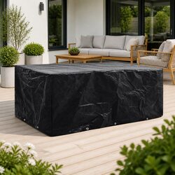 Compact Garden Furniture Cover 229x113x73cm Black