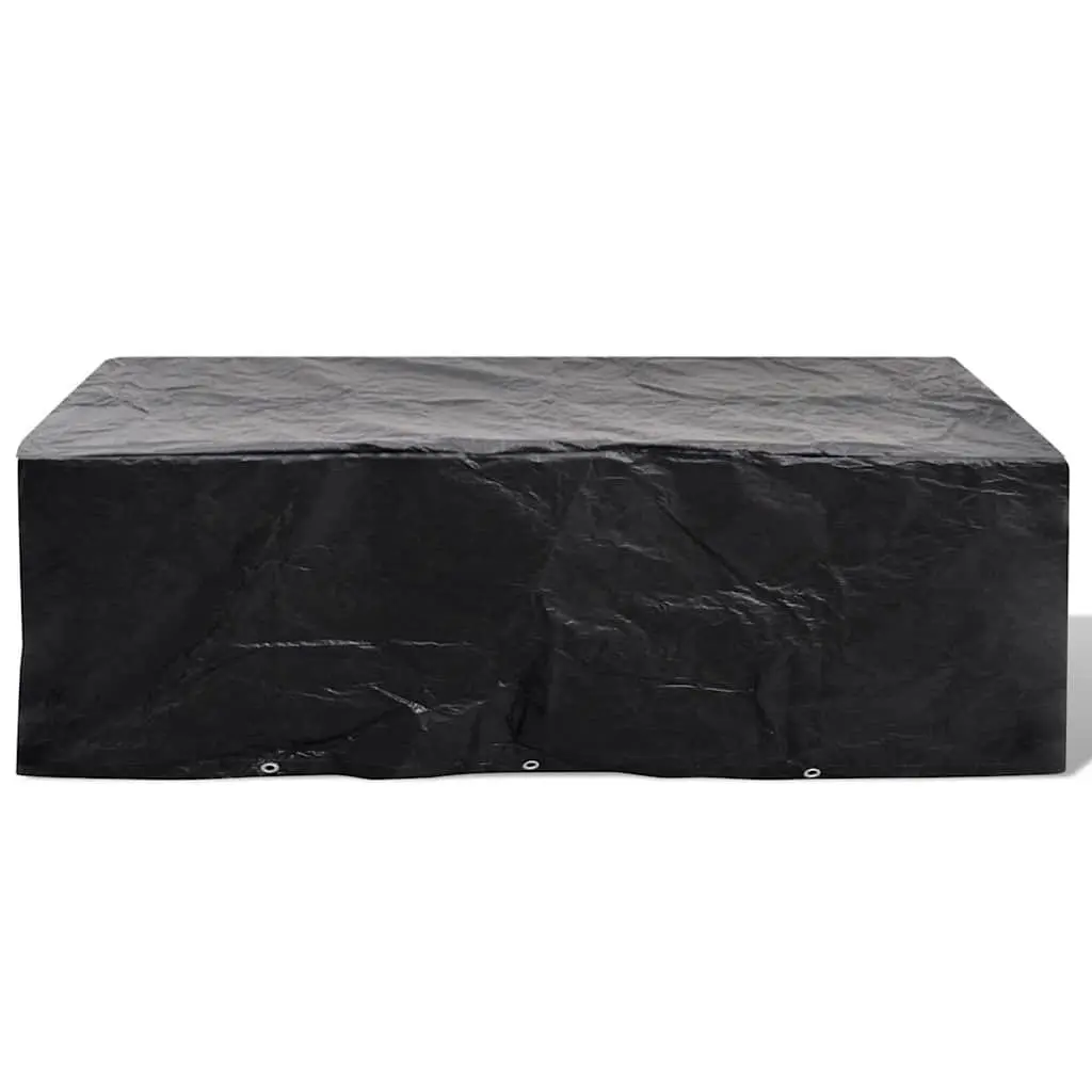 Garden Furniture Cover Black 300x140x90cm Waterproof Durable UV Resistant