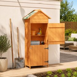 Wooden Garden Shed with Waterproof Roof