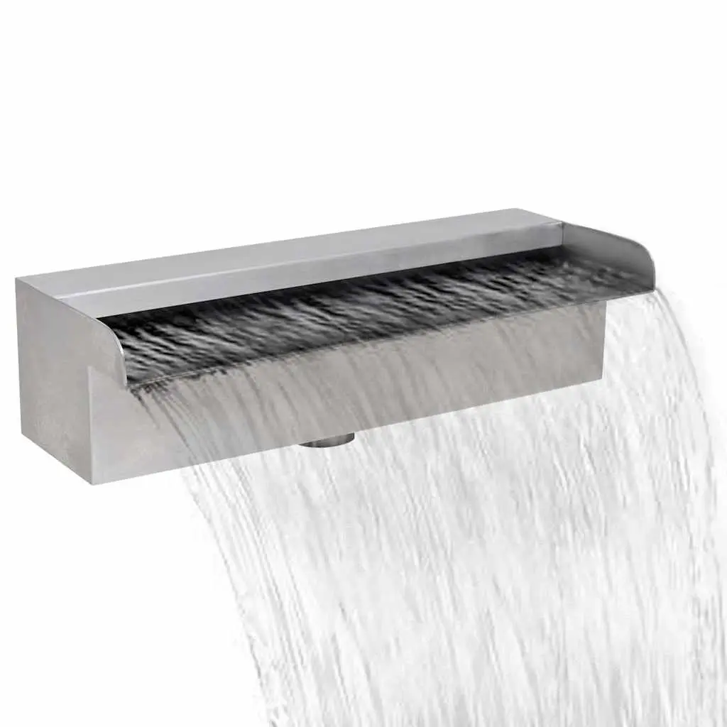 30cm Stainless Steel Waterfall Fountain