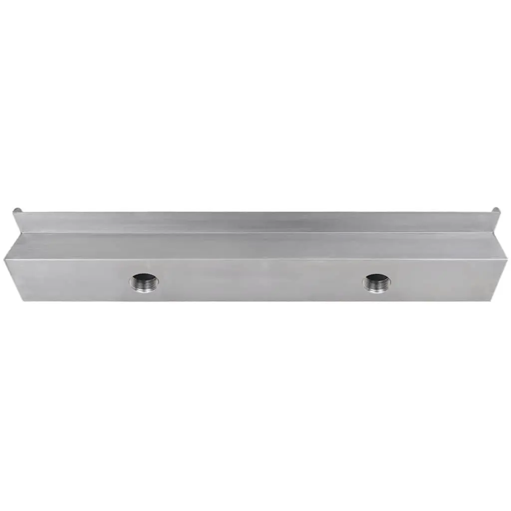 90cm Silver Rectangular Fountain Water Feature for Outdoor Pond and Pool Decor